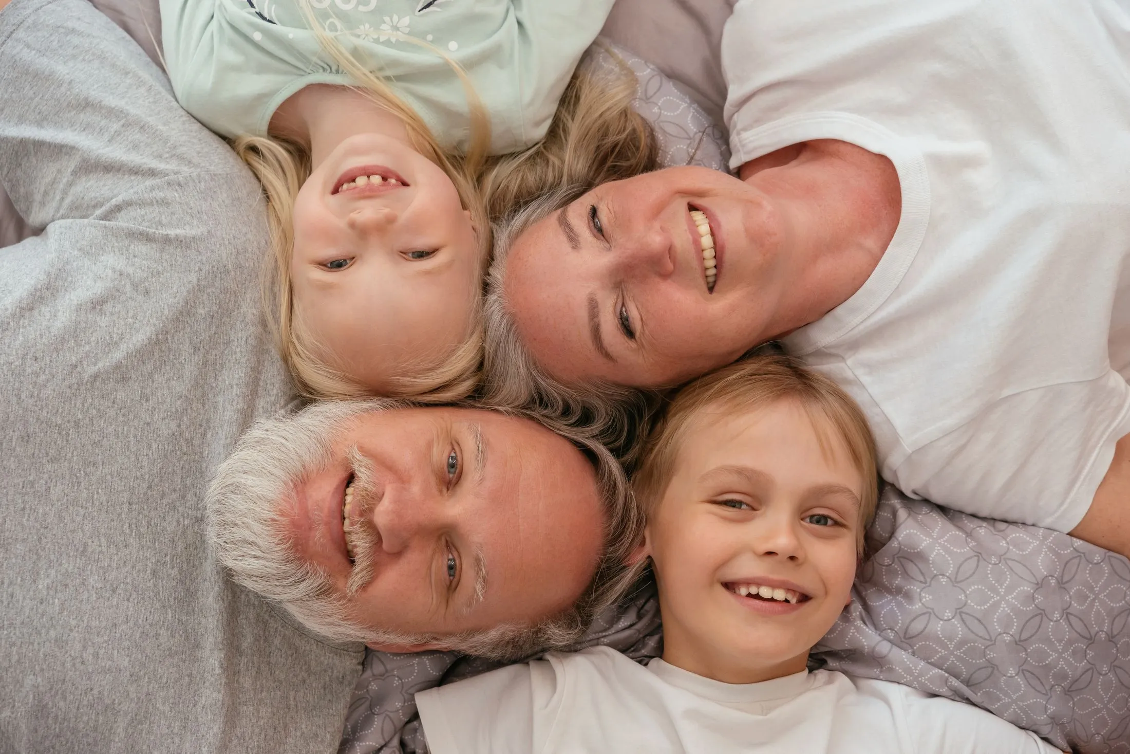 Grandparents and grandchildren together